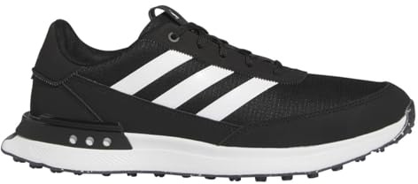 adidas Scarpe da golf da uomo 2024 S2G senza punte, impermeabili, riciclate, leggere, Core Black Ftw Bianco, 42 2/3 EU