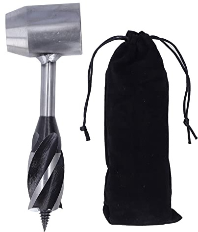 Punta trapano manuale per coclea Trivelle manuali in acciaio al carbonio Strumento di sopravvivenza Bushcraft per la lavorazione del legno 25 mm