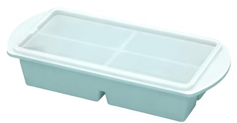 per zuppe e congelatore – 2 contenitori grandi in silicone, per congelatore per la preparazione dei pasti, design durevole con rilascio facile | per congelare la cottura, la salsa, il br