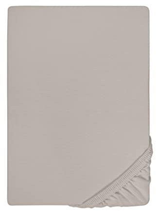 biberna Jersey-Elastic-Topper-Spannbetttuch 0077641 sturmgrau 1x 140x200 cm - 160x220 cm