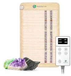 HealthyLine Far Infrared Gemstone Heating Mat for Back, 40 x 24