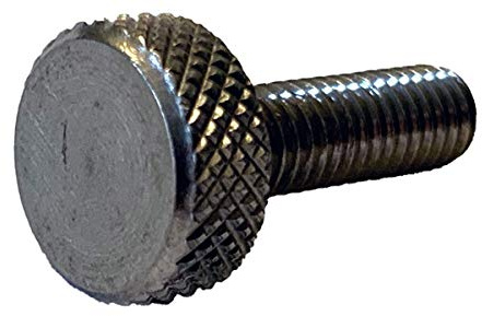 Small Parts 0810TK188 #8-32 x 5/8 Knurled Thumb Screw Full Thread 18 8 Stainless Steel (Pack of 5)