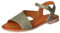 Mustang Damen 1388-801 Flache Sandale, grün, 37 EU