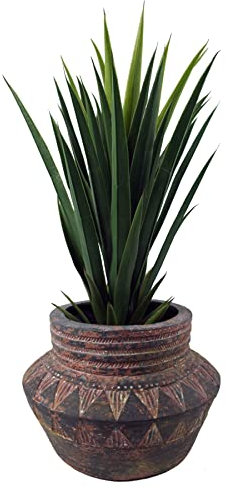Leaf Extra Large Cachepot Planters, Fibreglass, 22cm Aztec Inca