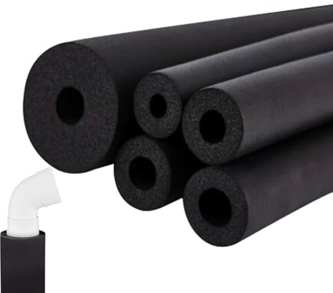 Coquilla Aislante para tuberías 15/20/30 mm ID 43/76/89/110mm Tubo de Espuma Tubo de Aislamiento Térmico(ID 110mm x 20mm x 2m)