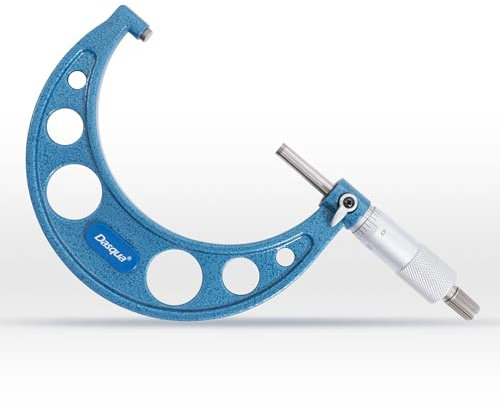 Dasqua Micrómetros exteriores Alta precisión 75-100 mm con precisión 0,005 mm para mediciones externas Micrômetro Externo Exterior Calibrador