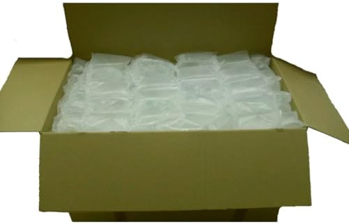 Luftkissen Luftpolsterkissen Füllmaterial Luftpolster Lufttaschen (Weiß, Folie, Packungsmaterial, Packmaterial, 18x10x4 cm, 250 Stück)