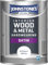 Quick Dry Satin Paint 1.25L – Brilliant White – Exterior Wood & Metal – Durable Low Sheen Finish – Weather Resistant, Crack & Peel Protection – Long-Lasting Coverage