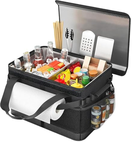 Picknicktasche, tragbar, auslaufsicher, für Park, Camping, Reisen, Freizeit, Outdoor, Strand, Grillen, Familie, Roadtrip