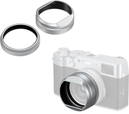 SmallRig Square X100VI Lens Hood Sun Shade, Shading Hood for FUJIFILM X100VI / X100V, Lens Hood Sun Shade,Aluminum Alloy, Anti-Scratch Protective Cover, Compatible with Filters,Anti-Glare-5849