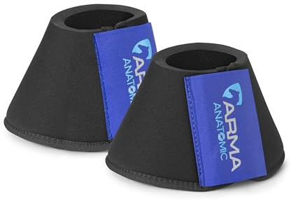 Shires Arma Neoprene Over Reach Boots - 1898, Royal Blue, Full