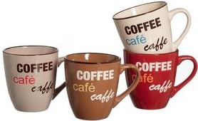 Ritzenhoff & Breker Kaffe-Serie Coffee Talk Größe 4er Set Kaffeebecher 390 ml Coffee Talk