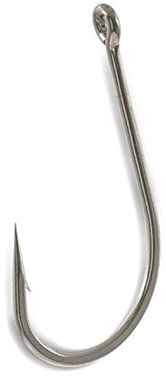 Aquantic Power Single Hook, massiver Einzelhaken mit großem Perma-Stahl-Öhr, Größe 3/0-8/0, passend für Octoball-System (Größe 7/0), 4 Stück