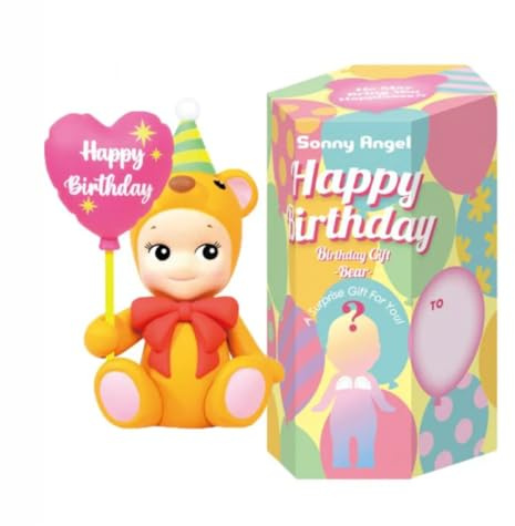 Sonny Angel Serie di statuette per bambini, regalo di compleanno – Orso