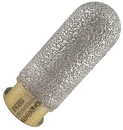 NBB Fresa de diamante con M14,forma de dedo,broca de chaflán,broca de fresado de diamante para ampliar y dar forma al agujero en porcelana,cerámica,baldosas,granito,mármol, en seco o húmedo(1, F2552)