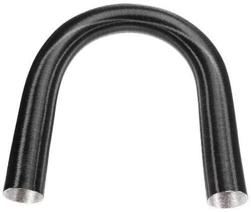 Tuyau de Ventilation de sécheuse à 2 m, 60 mm diamètre intérieur en Aluminium en Aluminium canalaire Diesel, Conduit Chauffage à air rétractable et antichocyte pour Les Voitures et Usage d