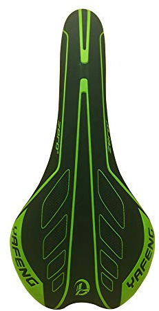VOANZO Comfortable Mountain Bike Saddle, Trekking Road Bike Bicycle Seat, Green