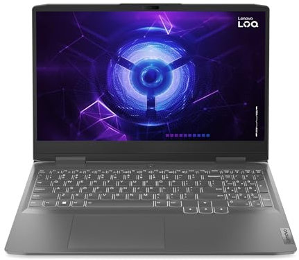 Lenovo LOQ - Ordenador portátil 15.6 FullHD (Intel Core i5-12450H, 16 GB RAM, 512 GB SSD, RTX4050-6GB, Sin Sistema operativo), Gris Tormenta - Teclado QWERTY Español