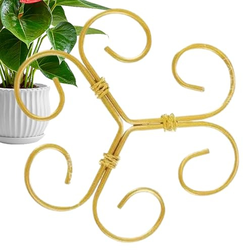 Sostegno per Piante, Regolabile e Riutilizzabile in Ferro per Interni, Supporti da Giardino per Rose Rampicanti Gladioli Piante in Vaso Serra Casa