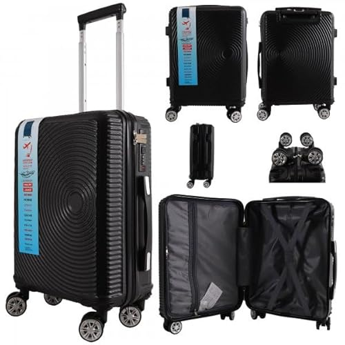 Underseat Cabin Case 40 x 25 x 20cm Ryanair Approved Size with Detachable Wheels and Combination Lock (T-HC-US-1633)