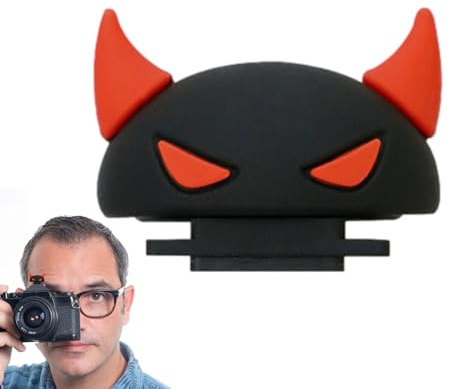Tapa protectora para zapata de flash, cubierta decorativa con forma de dibujos animados, protección universal para flash de cámara, accesorio para cámara réflex digital para entusiastas de la