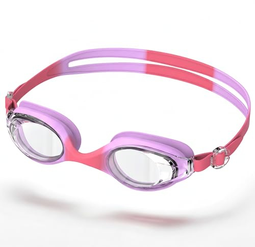 Seaflar Occhialini da nuoto bambini Unisex (3-14 anni) HD anti-appannamento | Protezione UV | Fascia elastica monopezzo | Guarnizione in silicone | Impermeabile Occhialini Piscina Bambino