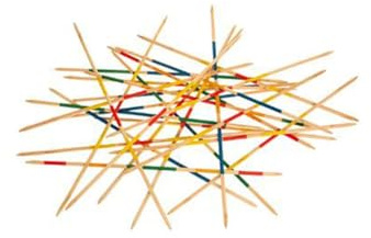Be Toy's - Jeu de Bâtonnets Géant Mikado 80cm Naturel