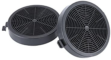 COMFEE' CF04 Aktivkohlefilter (x2) Kohlefilter Original Dunstabzugshaubenfilter Ersatzfilter für COMFEE' Dunstabzugshaube CHK 3.6J64A1B, CHK 3.6J64A1W, CHT 3.6B, CHT 3.6A17B, CHL03M21S