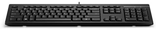 HP Tastiera 125 Wired (QWERTY) inglese, nero