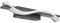Fischer & Honsel Wandleuchte, Bridge | sandschwarz/nickelfarben matt | L: 35 cm, B: 5 cm, A: 7,50 cm| Wanddimmung 3 Stufen| 1x LED 8 Watt 1200 lm| EEG: E