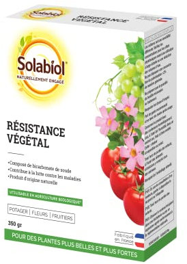 SOLABIOL Résistance Végétal | Lutte Contre les Maladies | Applicable sur Cultures fruitières, Arbres, Plantes | 100% d'origine naturelle | Utilisable en Agriculture Biologique | Fabriqué en France