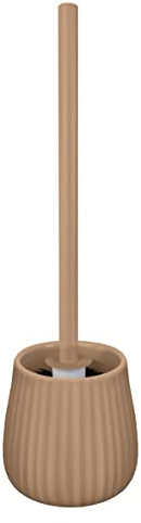KW Luxury Ceramic/Porcelain/Stoneware Toilet Brush and Holder (Cappucino)