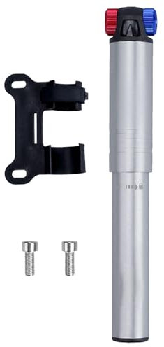 Tragbare Reifenpumpe, 160 PSI Reifenluftpumpe zum Radfahren, robuste Rahmenpumpe, multifunktionale Luftballpumpe für Rennräder, Elektrofahrräder