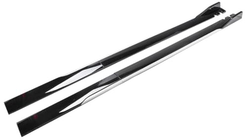 WLLLLa Minigonne Laterali Auto per Alfa Romeo Giulia Stelvio Mito Giulietta Tonale 147 156 159,Protezione Pannello Bilanciere Deflettore Diffusore Spoiler Splitter Esterni Accessori,F-White