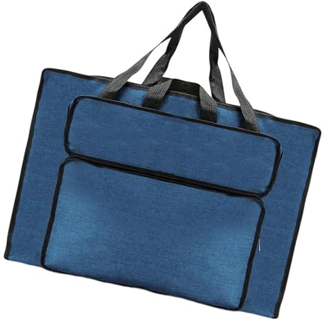 Bolsa de almacenamiento para tablero de dibujo y pintura, carpeta de arte con asa, bolsa de transporte para obras de arte, pósteres, dibujos, lienzos, pintura resistente al agua