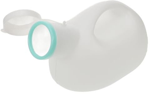 ERINGOGO Orinal Masculino Portátil de Plástico con Tapa Gran Capacidad para Pacientes y Uso Hospitalario Reutilizable y Fácil de Transportar para Adultos y Viajes