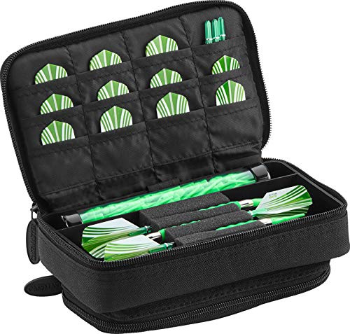 Casemaster by GLD Products Plazma Plus - Funda para Dardos con Cremallera y Bolsillo para teléfono, Color Negro