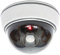 Dummy telecamera finta con obiettivo videosorveglianza videocamera di sorveglianza Fake Camera con luce LED rossa viva vera per parete soffitto bianco