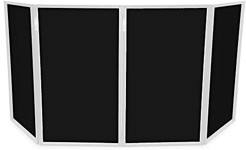 Vonyx Lycra-Tuch Ersatz Set - 4er Austausch Set für Vonyx DB2 und DB2B DJ-Pult, 120x80x3cm, 4x Lycra Tuch, Ersatzteile, Ersatztücher - Verkleidung für DJ Booth – schwarz