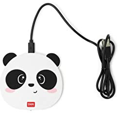 Legami Super Fast 40032431 - Cargador inalámbrico para Smartphone, Multicolor (Panda)