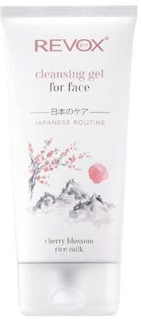 REVOX B77 - Japanese Routine Cleansing Gel for Face, 150 ml, Gel Limpiador Facial Suave, Elimina Residuos de Maquillaje e Impurezas, Ilumina y Revitaliza la Piel, Mejora la Textura, Hidrata y Calma