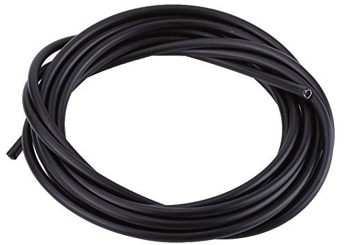 BOROCO Schaltzug Fahrrad 4 mm Schwarz Leichtes Bowdenzug Fahrrad PVC Fahrrad Bremszug Fahrrad Zubehör Fahrrad Universal Schaltzug für Road Bikes Mountain Bike Fahrrad Rennrad