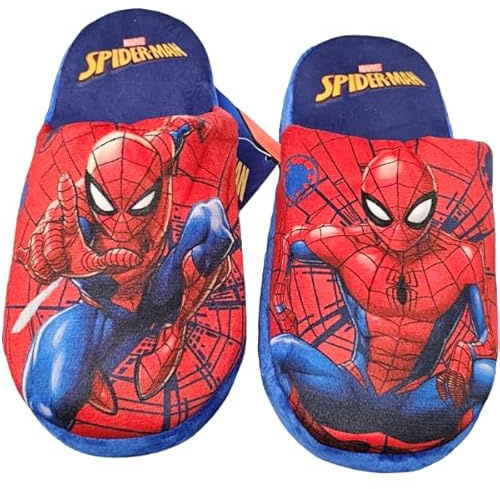 ILS I LOVE SHOPPING Pantofole Ciabatte per Bambini e Ragazzi Morbide e Calde per SPIDERMAN (Rosso, Sistema Taglie Calzature EU, Bimbo (0-5 anni), Numero, Media, 32)