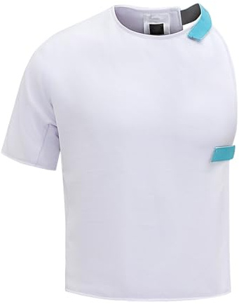 YEQING Chaleco de Esgrima 450N, Transpirable, Antipuñaladas, para Florete, Espada y Sable, Unisex, para Entrenamiento y Competición, Mano Izquierda(50#)