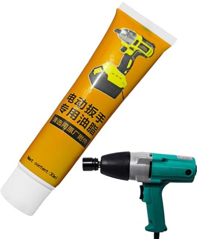 Grasa Para Herramientas Eléctricas, Lubricante para Amoladoras, Grasa Lubricante Resistente a Presión 30ml Para Martillo Neumático Cilindro y Pico
