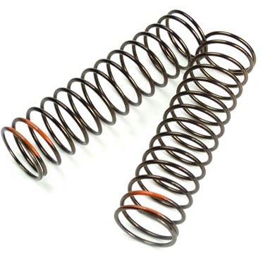 TEKNO RC LLC LF Shock Spring Set, Rear, 1.6x14.5, 85mm, Orange, TKR8773