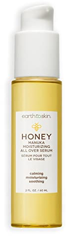 Earth To Skin Honey Manuka All Over Serum – Hydrating Serum for Face, Neck & Eye Area with Hyaluronic Acid & Panthenol – 2.0 fl oz
