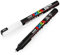 Posca Uni PC-1MR Kunst-Marker, Farbstift, 0,7 mm, Schwarz und Weiß, 2 Stück