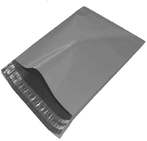 G4GADGET 100x Small Mailing Bags 4.5x7 – Compact Shipping Bags for Parcels & Packaging – Grey Plastic Post Bags with Self Adhesive Seal – Waterproof Courier Envelopes