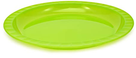 Gio'style Plato plano de polipropileno para camping, verde, 0708006